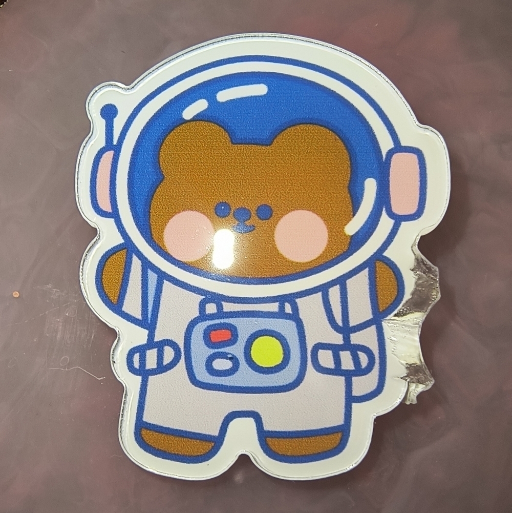 Space Explorer Bear Pin